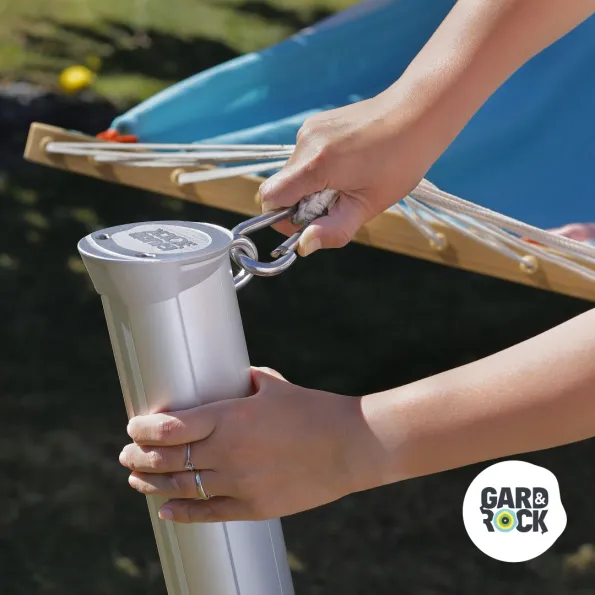 Mousqueton fixation hamac