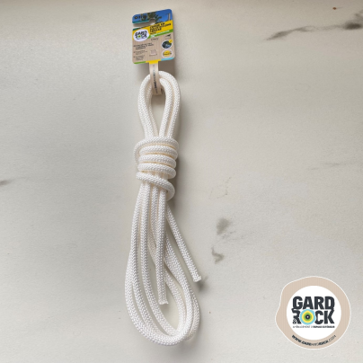 Cordon Ø8 blanc de marque Gard&Rock